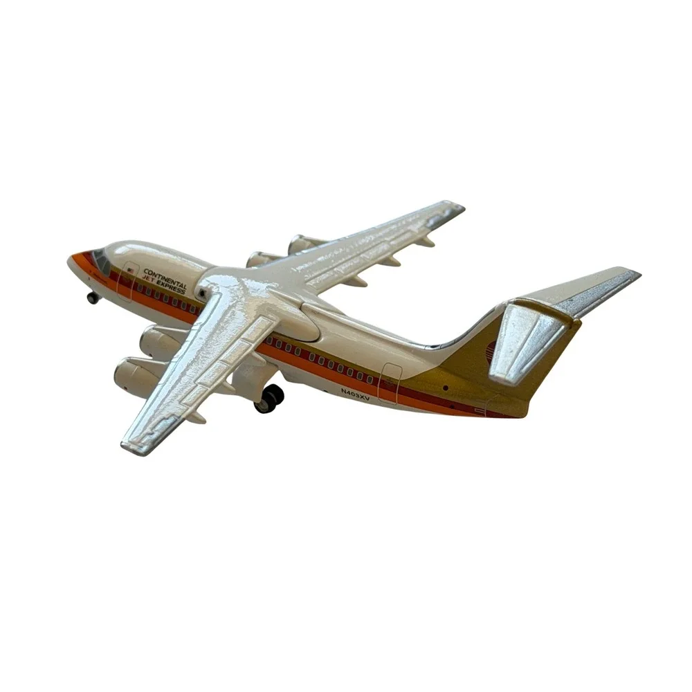 1:400 Scale Jet-X JXM313 Continental Express BAe-146 Diecast Airplane #N403XV